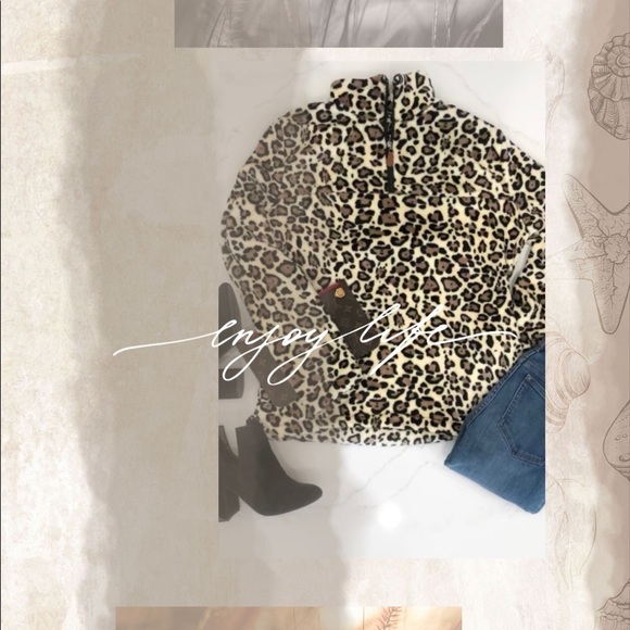 COZY LEOPARD SHERPA - Picture 1 of 4